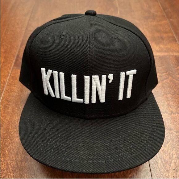 Jeffree Star Black Baseball Cap with White \'KILLIN\' IT\' Embroidery, NWOT main image 13